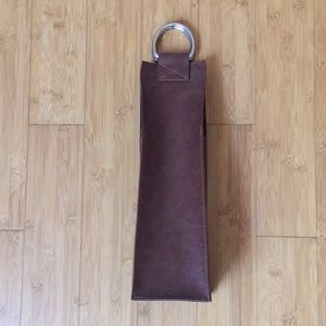 Leather wine bag